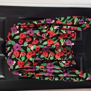 Zara multi color blouse